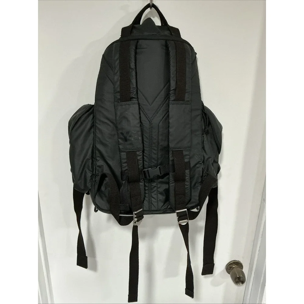 Y 3 Utility Backpack Logo Men Bag Yohji Yamamoto Adidas Collaboration, Black